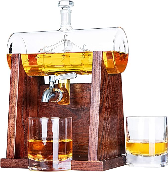 Whiskey Decanter Gift Set